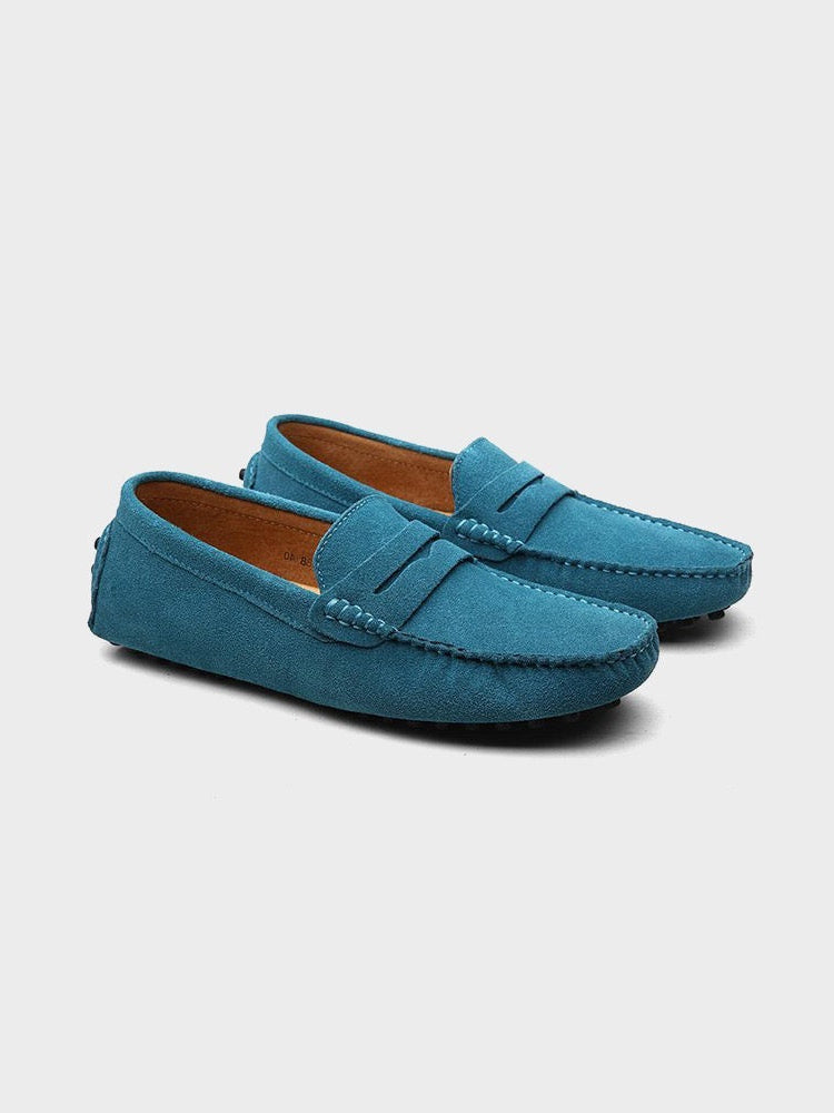 Suede Boat Loafers