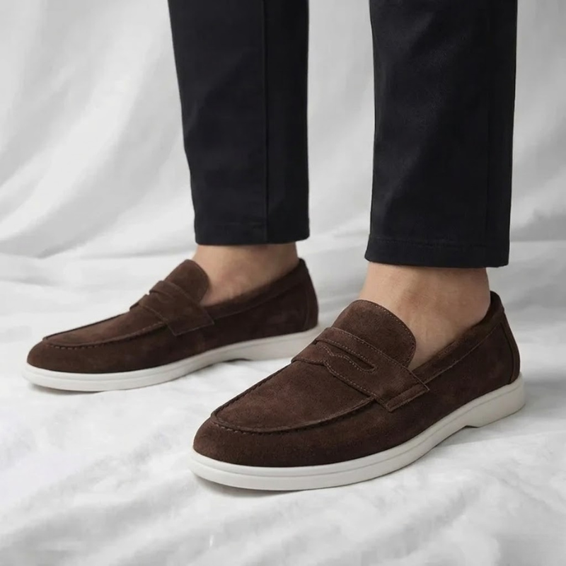 Mayfair Suede Penny Loafers