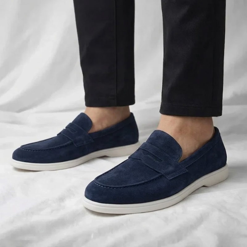 Mayfair Suede Penny Loafers