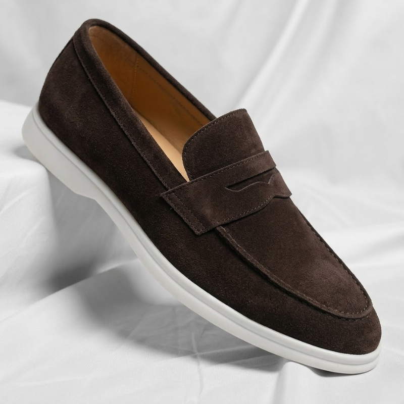 Mayfair Suede Penny Loafers