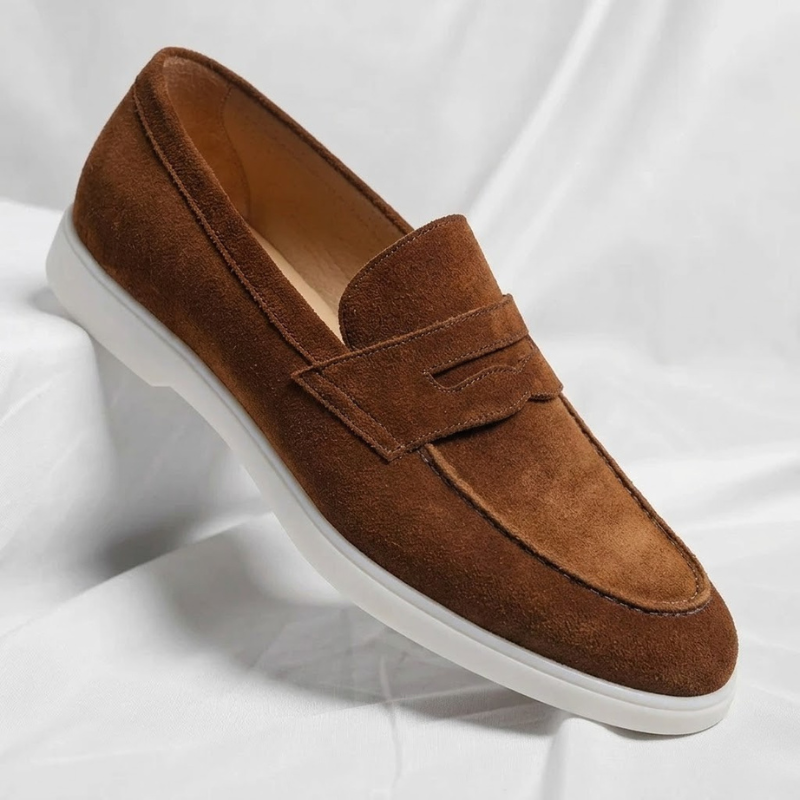 Mayfair Suede Penny Loafers