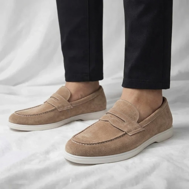 Mayfair Suede Penny Loafers