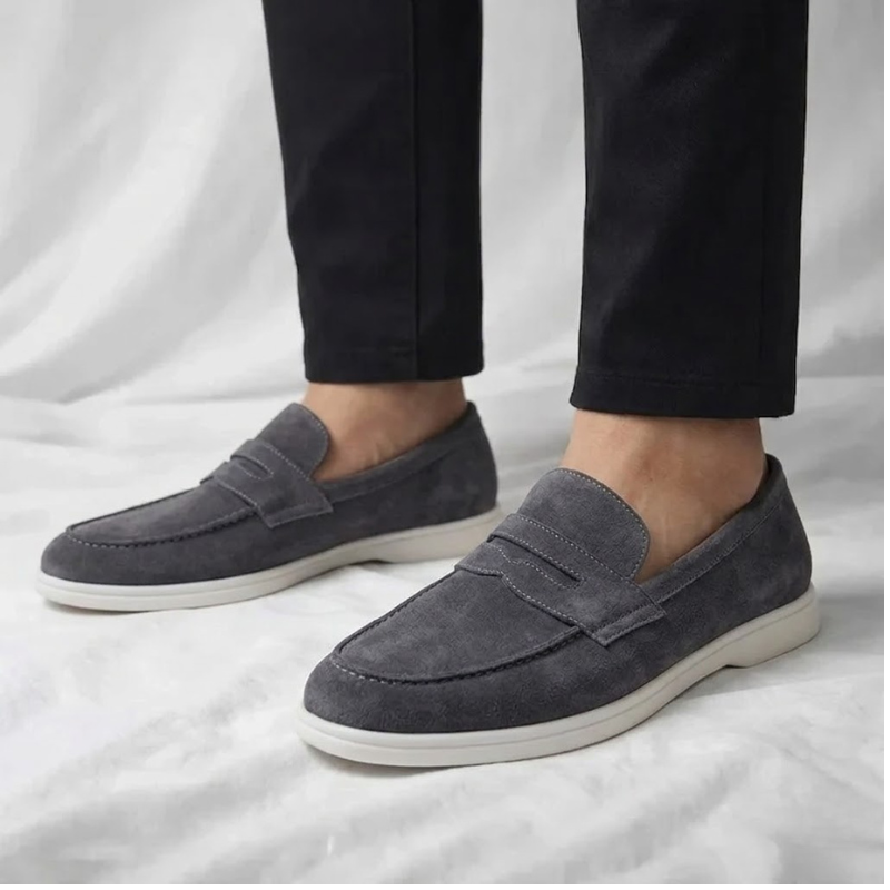 Mayfair Suede Penny Loafers