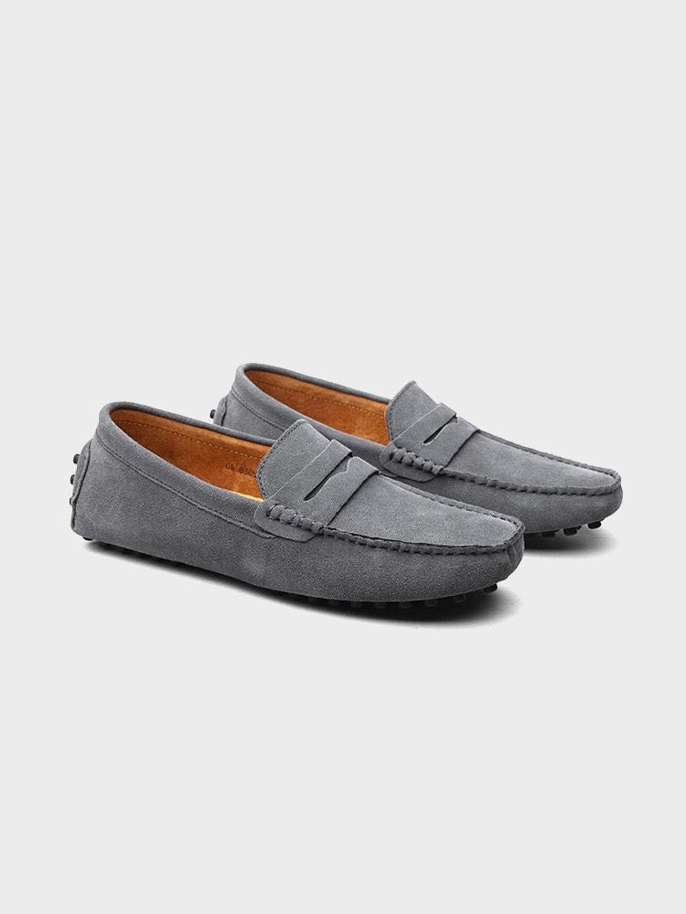 Suede Boat Loafers